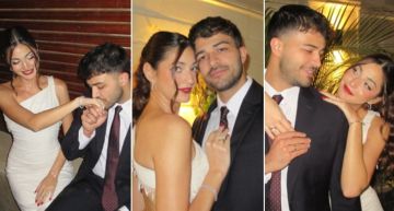 دونا إمام تحتفل بخطبتها في أجواء عائلية