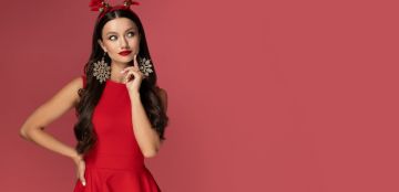 مع اقتراب عيد الحب: مكياج مناسب لفستان سهرة احمر