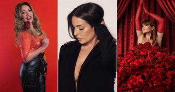 ليلى علوي ونادين نسيب نجيم ونسرين طافش من بينهن الأحمر والأسود يسيطر على جلسات تصوير الفنانات في ...