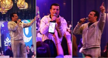 إيهاب توفيق يتألق في حفل سحور رمضاني بالأردن