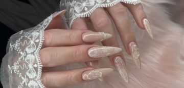أظافر الدانتيل الساحرة: الصيحة الأكثر رومانسية لعرائس 2026!