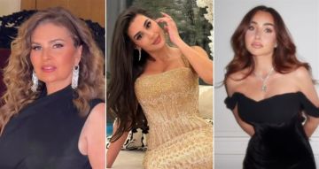 إطلالات النجمات في حفل زفاف ابنة محمد السعدي .. اللون الأسود يطغى