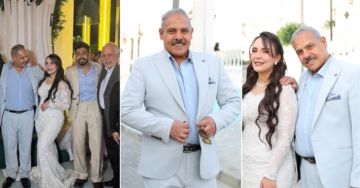 محمد رضوان يحتفل بخطوبة ابنته في حضور أشرف زكي وماجد المصري وسما إبراهيم