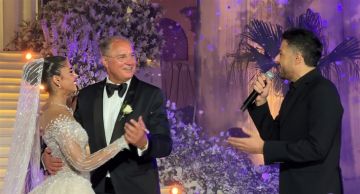 محمد حماقي قدم أغنية خاصة لابنة المنتج محمد السعدي رقصت عليها في حفل زفافها