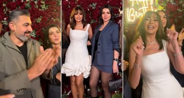 ياسر جلال ودينا فؤاد وسهير جودة من بينهم النجوم في عيد ميلاد داليا مصطفى