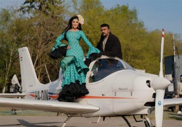 أحمد العوضي ومي عمر ينتهون من تصوير شمشون و دليلة بأسبانيا والمجر