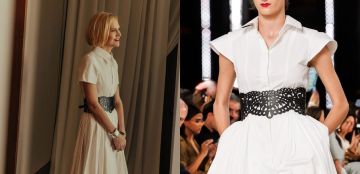 أماندا سميث تتألق بفستان من توقيع منى الشبل مستوحى من نقوش الحناء التراثية أماندا سميث تتألق بفستان من توقيع منى الشبل مستوحى من نقوش الحناء التراثية