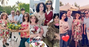 إلهام شاهين ووليد توفيق وفيفي عبده ولميس الحديدي من بينهم النجوم يجتمعون للاحتفال بشم ...