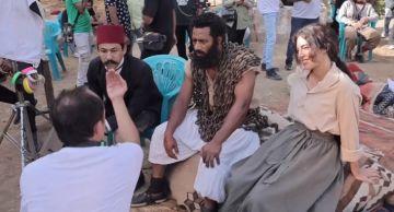 فيديو - محمد رمضان ورزان جمال وعلي قاسم في لقطات جديدة من كواليس تصوير فيلم أسد