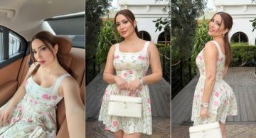 نسرين طافش تخطف الأنظار بجلسة تصوير ربيعية في شم النسيم