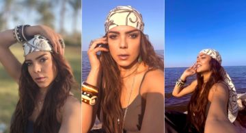 ناهد السباعي تحتفل بشم النسيم على الشاطئ بإطلالة جمعت بين البساطة والأناقة