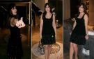  شرطة_الموضة: بوسي بفستان أسود قصير سعره 22 ألف جنيه في أحدث جلسة تصوير