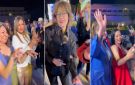 فيديو- رقص ليلى علوي وبشرى ولقاء الخميسي النجوم يحتفلون بعيد ميلاد سماح أنور في مهرجان أسوان