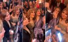 رقص لميس الحديدي وليلى علوي وإلهام شاهين وبوسي شلبي في حفل خطوبة نجل لميس وعمرو أديب
