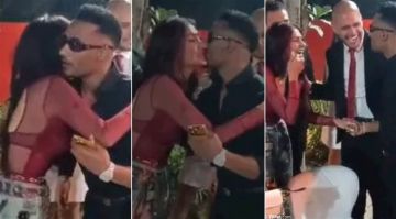 غادة عبد الرازق تلتقي بمحمد رمضان في حفل بالسفارة الإيطالية بمصر