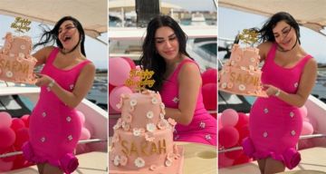 سارة نخلة تحتفل بعيد ميلادها في رحلة بحرية وجلسة تصوير جديدة