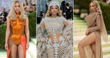 هيكل عظمي وتمثال رخامي وقناع وأسطورة دورجا إطلالات مستلهمة من لوحات عالمية في حفل Met Gala ...