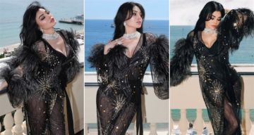شرطة_الموضة: هيفاء وهبي بفستان شفاف من Gucci خلال حضورها عرض فيلم La Bola Negra بمهرجان كان شرطة_الموضة: هيفاء وهبي بفستان شفاف من Gucci خلال حضورها عرض فيلم La Bola Negra بمهرجان كان