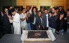 يسرا وأبطال فيلم بنات فاتن يحتفلون بانتهاء التصوير