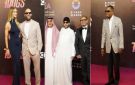 عمرو دياب ومارتن لورنس وجيسون ستاثام من بينهم ... نجوم العالم يلتقون في العرض الخاص لفيلم سفن دوجز 