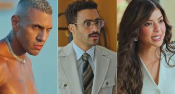 فيديو أحمد داود وحسن أبو الروس يتنافسان على قلب ميرنا جميل في برومو الكراش 