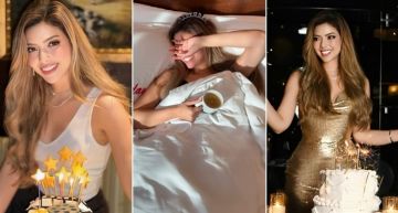 ميرنا جميل تشارك جمهورها صور عيد ميلادها ... احتفالين يفصل بينهما يومين
