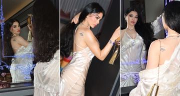  شرطة_الموضة: هيفاء وهبي بفستان شفاف من Roberto cavalli سعره 99 ألف جنيه