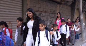 أيڤونا وعد تشارك في زيارة إنسانية لعوائل متضررة في الموصل