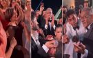 سيد رجب يحتفل بزفاف نجله ... يطلق زغرودة لتامر حسني ويرقص مع سلوى محمد علي وليلى علوي