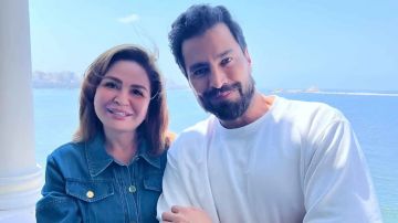 كيف رحبت إلهام شاهين بـ معتصم النهار في مصر؟ كيف رحبت إلهام شاهين بـ معتصم النهار في مصر؟
