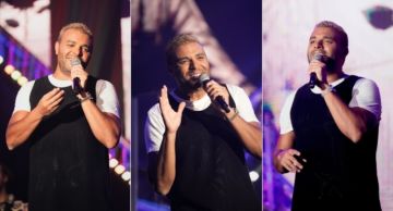 رامي صبري يتألق بلوك كاجوال في حفله الثاني بأبوظبي