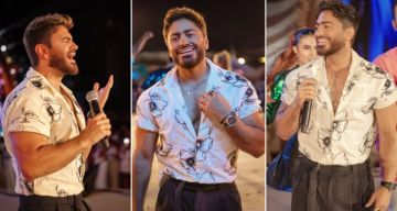 تامر حسني يحتفل مع جمهوره بألبوم مش هيتكرر في الساحل الشمالي تامر حسني يحتفل مع جمهوره بألبوم مش هيتكرر في الساحل الشمالي