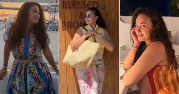 هند صبري بإطلالات صيفية مميزة في إجازتها العائلية هند صبري بإطلالات صيفية مميزة في إجازتها العائلية