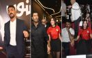 مي عمر بزي منتخب مصر ومحمد سامي يساندها في العرض الخاص لـ شمشمون ودليلة بحضور بطل العمل أحمد العوضي