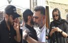 عمرو مصطفى وهنا الزاهد في جنازة والد تامر حسني
