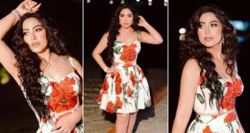 شرطة_الموضة: بوسي بفستان أنيق من Dolce Gabbana سعره 97 ألف جنيه