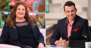 ميمي جمال ضيفة رامي رضوان في من ماسبيرو مساء الأربعاء