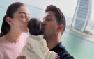 ليلى أحمد زاهر وهشام جمال يرزقان بابنتهما الأولى إيلا 