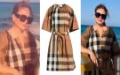  شرطة_الموضة: إلهام شاهين بفستان Burberry على البحر ... سعره 48 ألف جنيه