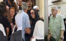 إلهام شاهين ومحمود قابيل يساندان نجلاء فتحي وسيف أبو النجا في جنازة ابنتهما ياسمين 
