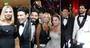سعد الصغير يحتفل بزفاف نجله ... ريم البارودي وبوسي شلبي بين الحضور