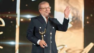 شريف منير يوثق أجواء تكريمه في مهرجان الفضائيات العربية