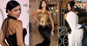 تصميمات عالمية وريش ذهبي 3 إطلالات مبهرة لكارولين عزمي في مهرجان فينيسيا السينمائي تصميمات عالمية وريش ذهبي 3 إطلالات مبهرة لكارولين عزمي في مهرجان فينيسيا السينمائي