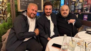 لقاء يجمع ماجد المهندس وعبد الرحمن بن مساعد وفائق حسن