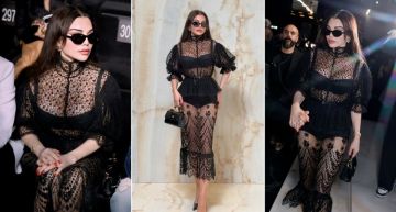 شرطة_الموضة: هيفاء وهبي بإطلالة من الدانتيل الشفاف في عرض Dolce Gabbana بميلانو سعر إطلالتها 414 شرطة_الموضة: هيفاء وهبي بإطلالة من الدانتيل الشفاف في عرض Dolce Gabbana بميلانو سعر إطلالتها 414