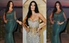  شرطة_الموضة: نادين نسيب نجيم بين الساري الهندي وفستان حورية البحر في ليلة حناء المصممة الأسترالية تمارا رالف