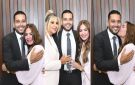 بوسي شلبي وخالد الجندي ضمن الحضور احتفال صابرين بعقد قران ابنها