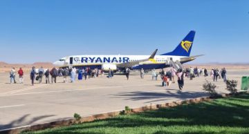 متجهة نحو برشلونة.. تأخر رحلة ريان إير لأكثر من 3 ساعات يغضب مسافرين بمطار ورزازات