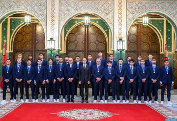 ولي العهد المغربي يستقبل أشبال الأطلس.. وانتشار جماهيري كبير في الشوارع (فيديو) ولي العهد المغربي يستقبل أشبال الأطلس.. وانتشار جماهيري كبير في الشوارع (فيديو)