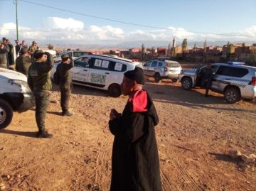  إعادة دفن جثمان الطفل الراعي محمد إينو بميدلت بعد التشريح القضائي